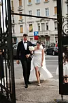 Svadbena ceremonija je bila u Guvernerovoj palači u Rijeci