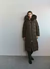 Mango dugačka puffer jakna s krznom i kapuljačom (119 eura)
