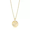 PENDANT ZODIACO VIRGO - 18K GOLD PLATED WITH WHITE ZIRCONIA €119,00
