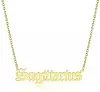 Minegreet Old English Zodiac Necklace for Women £11.99