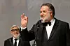 Glumac Russell Crowe drži govor na 57. međunarodnom filmskom festivalu Karlovy Vary u Češkoj