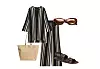 Zara shopper torba (35,95 eura)/Zara pletena tunika (35,95 eura)/Zara pletene hlače (35,95 eura)/Zara ovalne sunčane naočale (39,95 eura)/Zara kožne sandale s kopčom (49,95 eura)