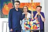 Zagreb, 240620. Glumac Bozidar Koscak fotografiran u drustvu supruge i sina. Foto: Boris Kovacev / CROPIX