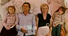 Miffy Englefield, Jude Law, Cameron Diaz i Emma Pritchard na setu filma 'Ljubav i praznici'