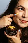 Gloria. Zagreb, 170625. Studio HM. Prodajno za Medicube testiramo nocnu masku i kremu za lice, model Marta Dujmovic.