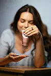 Gloria. Zagreb, 170625. Studio HM. Prodajno za Medicube testiramo nocnu masku i kremu za lice, model Marta Dujmovic.