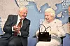 Sir David Attenborough s krlajicom Elizabetom II.