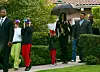 Michael Jackson 2009. sa svojom djecom: Michaelom Josephom, Paris Michael Katherine i Princeom Michaelom Jacksonom II.