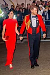 Meghan u crvenoj Safiya haljini.