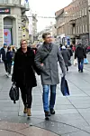 Romina i Mirko u šetnji u prosincu 2018.