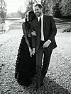 Za službeno zaručničko fotografiranje odabrala je haljinu modne kuće Ralph&Russo.