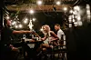 Photo of a couple having fun on a dinner party