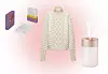 Motivacijske kartice, Selectedd, (34 eura)/Zara pulover, (39,95 eura)/Lexon Horizon difuzor, Selectedd, (73 eura)