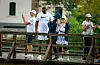Skradinski buk, 070820. Proslavljeni americki kosarkas Magic Johnson sa obitelji posjetio je danas slapove Krke. Foto: Niksa Stipanicev / CROPIX