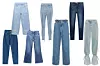 Traperice mom kroja 199,90 kn, Reserved/ Vrećaste traperice 199,90 kn, Zara/ Traperice zvono kroja 229,90 kn, Zara/ Isabel Marant 390 eura, MYTHERESA/ MIU MIU 590 eura, MYTHERESA/ Skinny traperice 249,90 kn, Mango/ OFF-WHITE 610 eura, MYTHERESA/