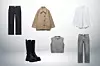 Traperice Mid Rise Zara (25,95 eura), Kratki kaput od mješavine vune Zara (119,00 eura), Any High visoke čizme za vezanje Replay (168,00 eura), Oversize košulja Zara (45,95 eura), Traperice ravan kroj Zara (25,95 eura)
