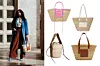 Torba s kožnim detaljima Jacquemus (470 dolara)/ torba od slame H&M (40 eura)/ bucket torba od rafije Chloe (415 funti) torba od rafije i kože Loewe; Matches Fashion (380 eura) Fotografija: Profimedia