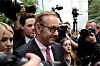 Spacey nije mogao sakriti koliko je dirnut kad je izašao pred predstavnike medija