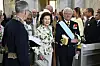 Kraljica Silvija i kralj Carl Gustaf stižu u kapelu