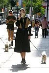 , New York, NY - 20200717 Olivia Palermo takes her dog, Mr Butler out for a walk in Downtown Brooklyn. -PICTURED: Olivia Palermo -,Image: 544235318, License: Rights-managed, Restrictions: , Model Release: no, Credit line: Jose Perez/INSTARimages.com / INSTAR Images / Profimedia