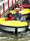 S ocem Borisom Beckerom 2004. u Legolandu