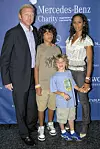 Na Laureusovom gala eventu 2006: Boris Becker sa sinovima Eliasom i Noahom, te bivšom suprugom Barbarom Becker