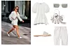 Bluza s vezom Proenza Schouler White Label; Heraldi (2750 kn)/ naočale s okvirima od acetata Zara (119,90 kn - akcijska cijena)/ torbica Bottega Veneta (14,227 kn)/ natikače s kukičanim detaljima Magda Butrym; Net-a-Porter (4755 kn)/ hlače od trapera Reserved (199,90 kn)