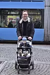 Frano Ridjan i sin Manuel u šetnji centrom Zagreba.