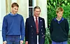 Princ William i princ Harry u mlađim danima s ocem Charlesom