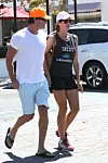 Malibu, CA - Model beauty Cindy Crawford and husband, Rande Berger, take a stroll in sunny Malibu without the kids. Rande, who is the founder of Casamigos Tequila, have been married to Cindy for 17 years and recently revealed in an interview that the secret to their long-lasting marriage is friendship. September 13, 2015,Image: 258487037, License: Rights-managed, Restrictions: NO Brazil,NO Brazil, Model Release: no