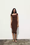 Zara midi haljina od poliamida (19,95 eura)