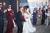 Poljubac na izlasku iz crkve