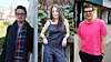 S lijeva na desno: Tomislav Augustinčić, Lora Tomaš, Espi Tomičić
