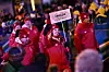 Croatia‘s Anika Kozica (C) parades with members of her country‘s delegation during the opening ceremony of the Milano Cortina 2026 Winter Olympic Games in Cortina d‘Ampezzo, northern Italy, on February 6, 2026. (Photo by Marco BERTORELLO/AFP)