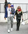 Josh Duhamel s bvišom suprugom Fergie i njihvoim sinčićem Axlom.