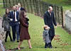 James s tatom MIchaelom, sestrom Pipom, sestrom Kate, njezinim suprugom Williamom i nećacima Georgeom i Charlotte uoči božićne mise u Buckleburyju 2016.