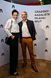 Josipa Maroš, sestra Ane Gruice Uglešić, u društvu supruga Ante