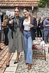 Glumice Nika Barišić i Ana Uršula Najev lani na promociji 'Kumova'