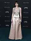 LOS ANGELES, CALIFORNIA, USA - NOVEMBER 06: Actress Dakota Johnson wearing a Gucci outfit arrives at the 10th Annual LACMA Art + Film Gala 2021 held at the Los Angeles County Museum of Art on November 6, 2021 in Los Angeles, California, United States.,,Image: 642018132, License: Rights-managed, Restrictions:, Model Release: no, Credit line: Xavier Collin/Avalon/Profimedia