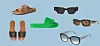 Natikače Birkenstock Arizona(635 kn)/ natikače od kože Aldo (249 kn)/ natikače od frotira Bottega Veneta (2929 kn)/ sunčane naočale s motivom kornjačevine Nanushka (225 eura)/ sunčane naočale Loewe Paula's Ibiza (290 eura)/ sunčane naočale Tommy Hilfiger; Ghetaldus Optika (1215 kn)