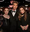 Priscilla Presley, Austin Butler i Lisa Marie Presley na dodjeli Zlatnih globusa 10. siječnja ove godine