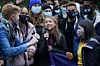 Greta Thunberg u Glasgowu prvog dana summita Cop26.