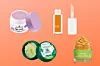 Essence Lip Care Jelly Sleeping Mask (3,46 eura)/Catrice Glossin’ Glow Tinted ulje (4,50 eura)/The Body Shop Pears & Share šećerni piling za usne s aromom kruške (7,30 eura)/Laneige Sleeping Mask Caramel Apple hranjivi noćni tretman za usne (22,80 eura)