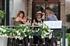Obitelj Williama Shatnera u bliskim trenucima na terasi restorana u Veneciji