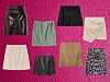 MSGM s remenom - €96 (na akciji - Matches Fashion) // Zelena s džepovima - 119,90 kn (Reserved) // Plisirana crna - 149,90 kn (Zara) // Pastelna asimetrična - 199,90 kn (Mango) // Blijedo roza trapez - 119,90 kn (Reserved) // Crna s mašnom - 249,90 kn (Mango) // Bež suknja - 149,90 kn (Zara) // Art School s leopard uzorkom od prave kože - €160 (na akciji - Matches Fashion)