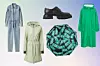 Traper kombinezon Mango; Zalando (449,90 kn)/ vodonepropusna jakna Didrikson; About You (1125 kn)/ cipele na vezanje COS (150 eura)/ kišobran Supreme; Farfetch (100 funti)/ kabanica JJXX; Zalando (519 kn)