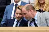 Mandatory Credit: Photo by Dave Shopland/Shutterstock (14011307m) Prince William and Prince George in the Royal Box on Centre Court Wimbledon Tennis Championships, Day 14, The All England Lawn Tennis and Croquet Club, London, UK - 16 Jul 2023
