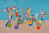 Harold Cohen, First Athletes, Athlete Series, 1986.