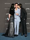 Nick Cave sa suprugom Susie Bick i sinom Earlom u Los Angelesu 2019.