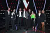 Finalisti showa ”The Voice Hrvatska”: Jakov Peruško Rihtar, Martin Kosovec, Ana Širić i Luka Novokmet s mentorima Dinom Jelusićem, Davorom Gopcem, Damirom Urbanom i Vannom